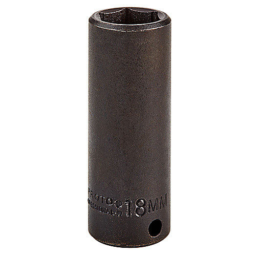 ‎Proto 3/8″ Drive Deep Impact Socket 18 mm - 6 Point