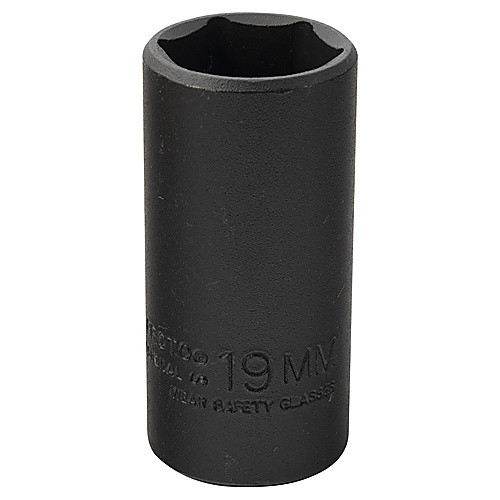 ‎Proto 3/8″ Drive Thin Wall Deep Impact Socket 19 mm - 6 Point