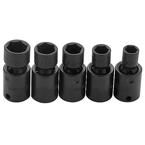 ‎Proto 3/8″ Drive 5 Piece Universal Impact Socket Set - 6 Point