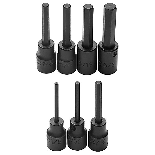 Proto 3/8″ Drive 7 Piece Hex Bit Impact Socket Set
