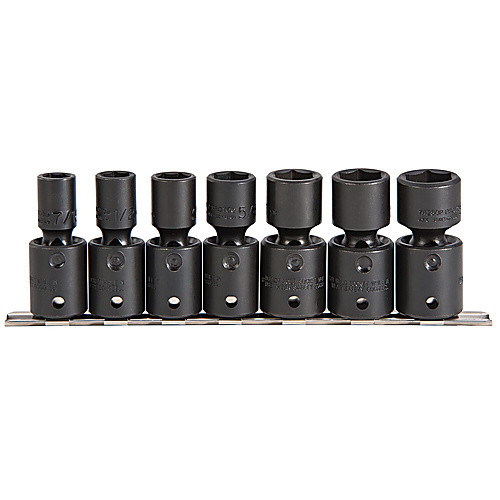 ‎Proto 1/2″ Drive 7 Piece Deep Universal Impact Socket Set - 6 Point