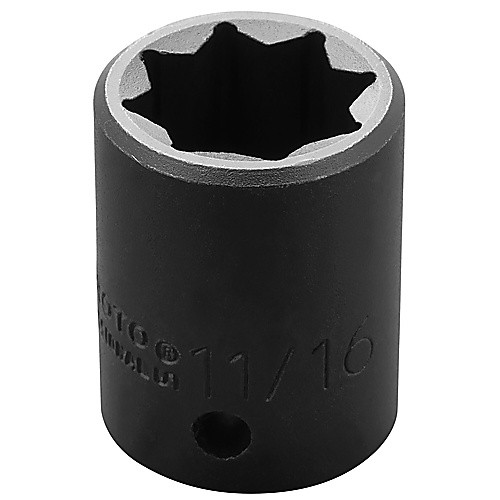 ‎Proto 1/2″ Drive Impact Socket 11/16″ - 8 Point