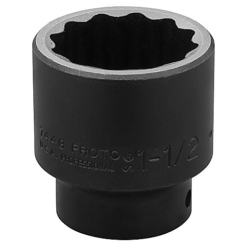 ‎Proto 1/2″ Drive Impact Socket 1-1/2″ - 12 Point