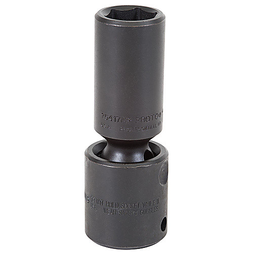 ‎Proto 1/2″ Drive Deep Universal Impact Socket 17 mm - 6 Point