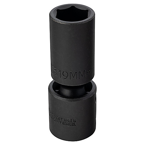 ‎Proto 1/2″ Drive Deep Universal Impact Socket 19 mm - 6 Point