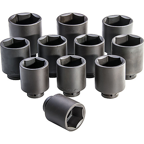 ‎Proto 1″ Drive 11 Piece Deep Impact Socket Set - 6 Point