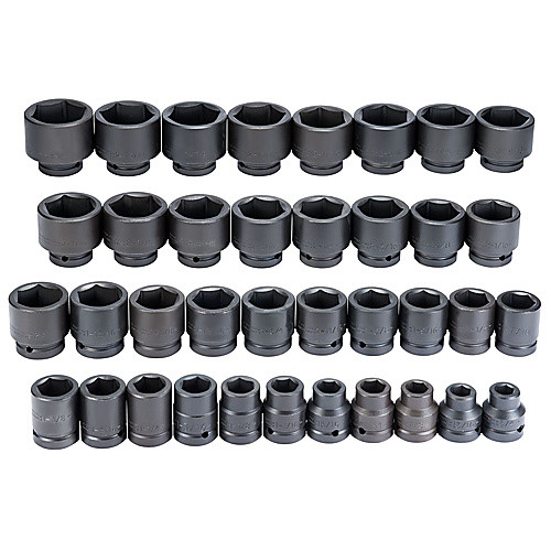 ‎Proto 1″ Drive 37 Piece Impact Socket Set-6 Point