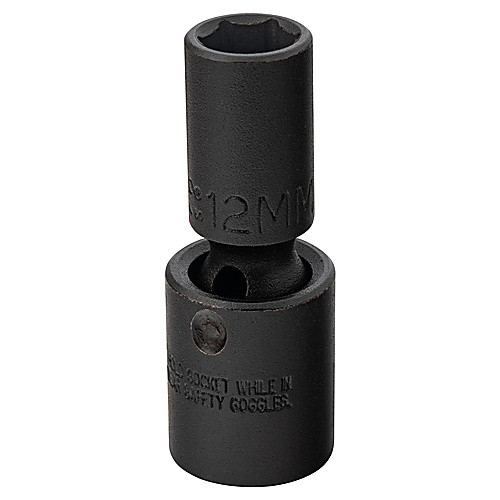 ‎Proto 3/8″ Drive Deep Universal Impact Socket 12 mm - 6 Point