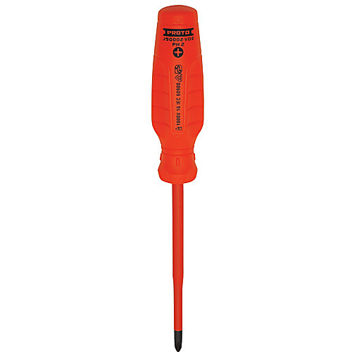 Proto VDE Insulated Phillips Screwdriver- #2 × 5″