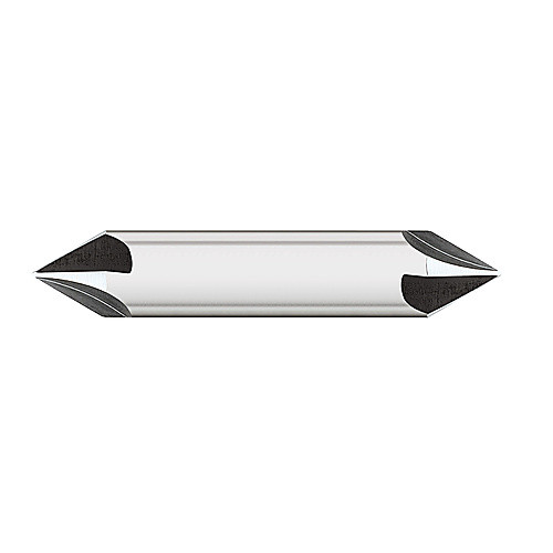 0.25″X100DX2″ 4FL UNCOAT