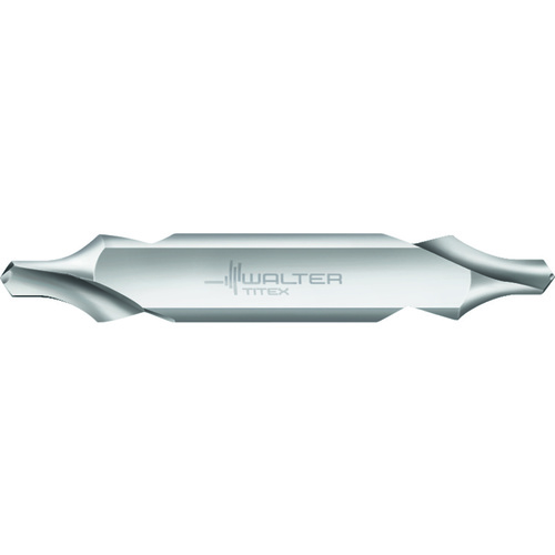 2.5 mm × 45 mm OAL 60 Degree HSS Form R Center Drill Bright