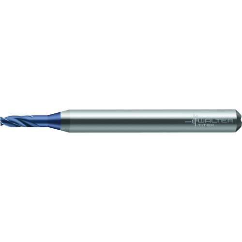 ‎6 mm Dia. × 8 mm Shank × 22 mm Flute Length × 68 mm OAL, 180°, 2xD Flute, Coolant Thru, DIN 6535 HA, Round Solid Carbide Drill K5191TFT-6
