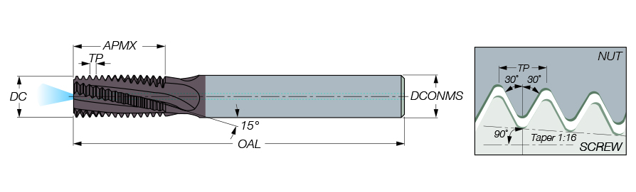 MTECB 1010D16 18NPT AC22