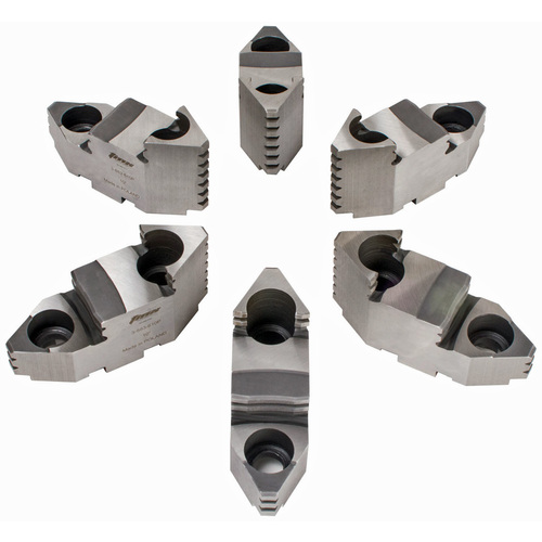 Hard Top Jaws for Scroll Chuck 12″ 6-Jaw 6 Pc Set