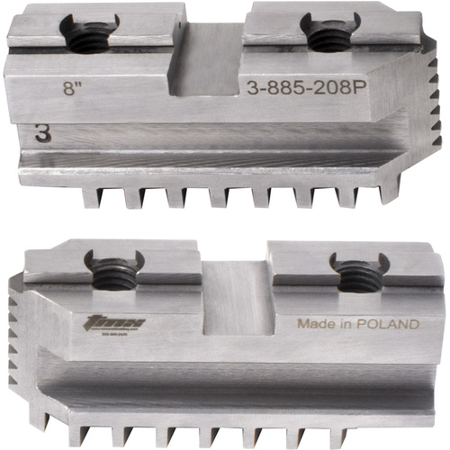 Hard Master Jaws for Scroll Chuck 10″ 2-Jaw 2 Pc Set