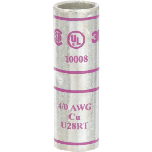 3M Scotchlok Copper Standard Barrel Connector 10008 up to 35 kV 4/0 AWG Purple