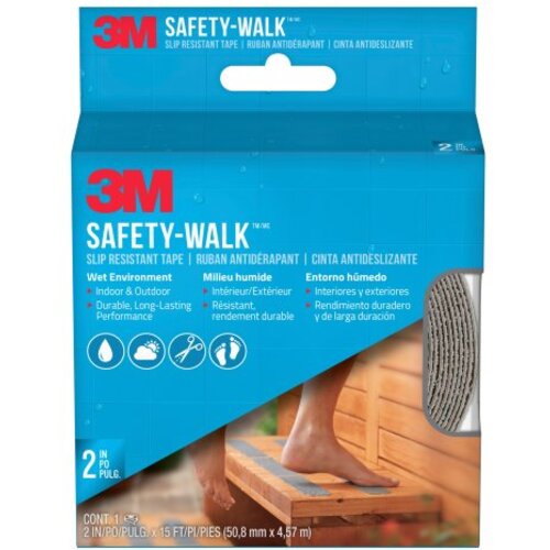 3M Safety-Walk Slip Resistant Tape 370G-R2X180 Grey 2″ × 15 ft (50.8 mm × 4.57 m)