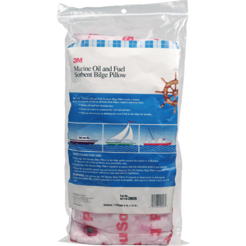 3M Marine Oil & Fuel Absorbent Bilge Pillow 7″ × 15″