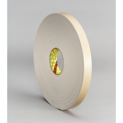3M Double Coated Polyethylene Foam Tape 4496W White 3/4″ × 36 yd 62 mil