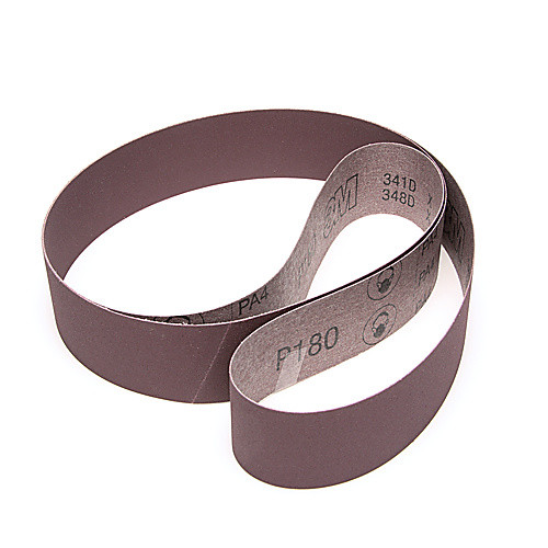 ‎3M Cloth Belt 341D 60 X-weight 2″ × 25-1/2″ Film-lok Single-flex