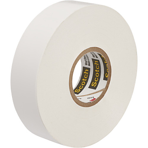Scotch Vinyl Color Coding Electrical Tape 35 1/2″ × 20 ft White