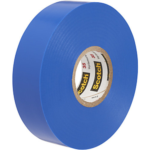 Scotch Vinyl Color Coding Electrical Tape 35 1/2″ × 20 ft Blue