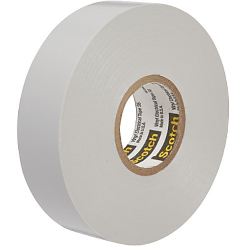 Scotch Vinyl Color Coding Electrical Tape 35 1/2″ × 20 ft Gray