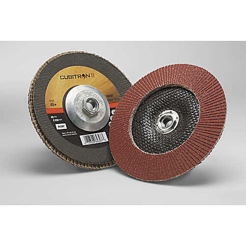 ‎3M Cubitron II Flap Disc 969F 40+ T29 Quick Change 7″ × 5/8″-11