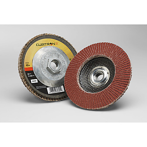 ‎3M Cubitron II Flap Disc 969F 40+ T29 Quick Change 4-1/2″ × 5/8″-11