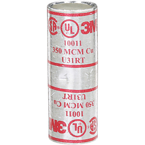 3M Scotchlok Copper Standard Barrel Connector 10011 up to 35 kV 350 kcmil Red