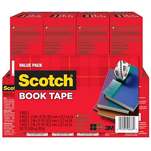 Scotch Book Tape Value Pack 845-VP