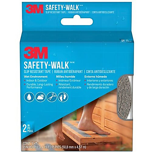 3M Safety-Walk Slip Resistant Tape 370G-R2X180 Grey 2″ × 15 ft (50.8 mm × 4.57 m)
