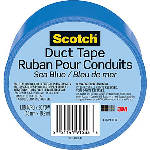 Scotch Duct Tape 920-BLU-C 1.88″ × 20 yd (48 mm × 18 2 m) Blue