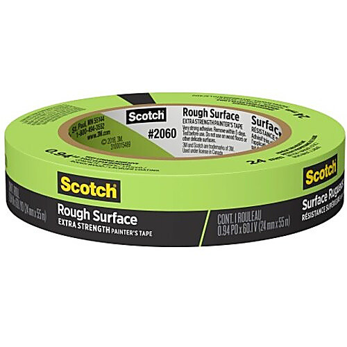 ‎Scotch Rough Surface Painter's Tape 2060-24AP 0.94″ × 60.1 yd (24mm × 55m)