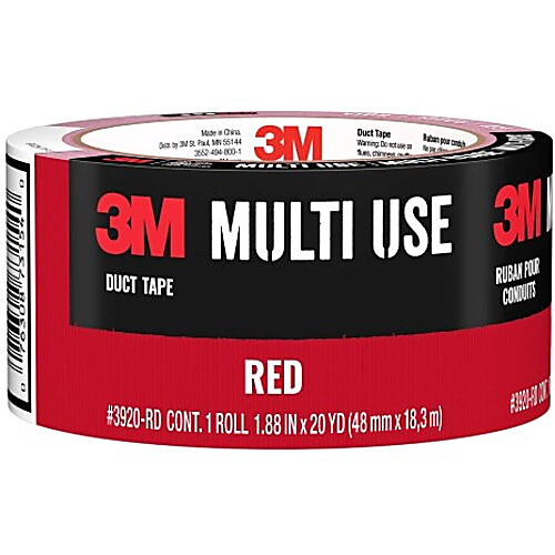 3M Red Duct Tape 3920-RD 1.88″ × 20 yd (48 mm × 18 2 m)