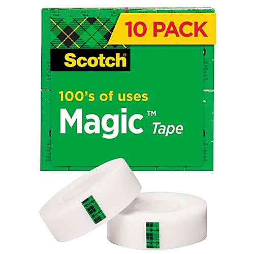 Scotch Magic Tape 810K10 3/4″ × 1000″ 10 Pack