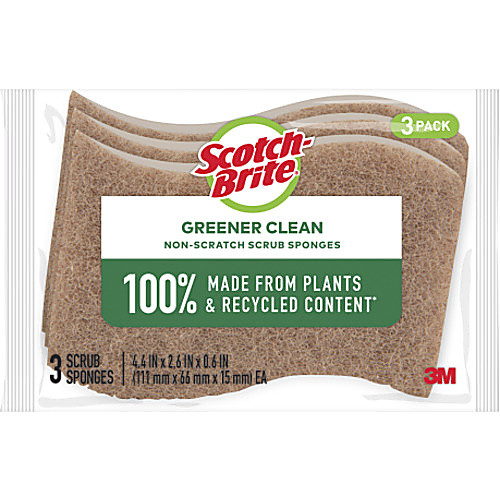 4.5 in × 2.7 in Scotch-Brite(R) Greener Clean No Alt Mfg # 25408