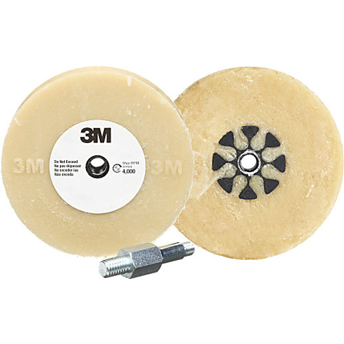 3M Stripe Off Wheel 07498 4″ × 5/8″ with Mandrel