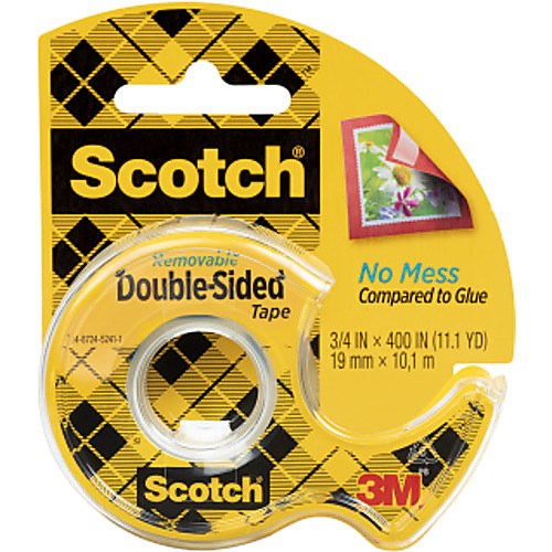 Scotch Removable Double Sided Tape 238 3/4″ × 200″ (19 mm × 5.08 m)