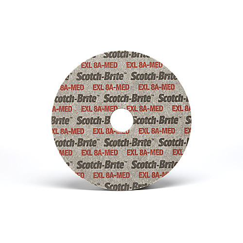 Scotch-Brite EXL Unitized Wheel XL-UW 8A Medium 3″ × 1/2″ × 3/8″