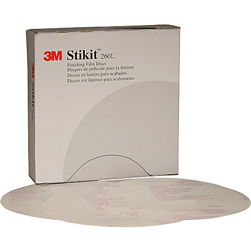 3M™ Stikit™ Finishing Film Abrasive Disc 260L, 01319, 6 in, P1000, 100
discs per carton, 4 cartons per case