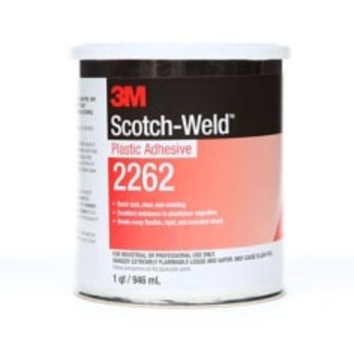 3M Plastic Adhesive 2262 Clear 1 Quart Can