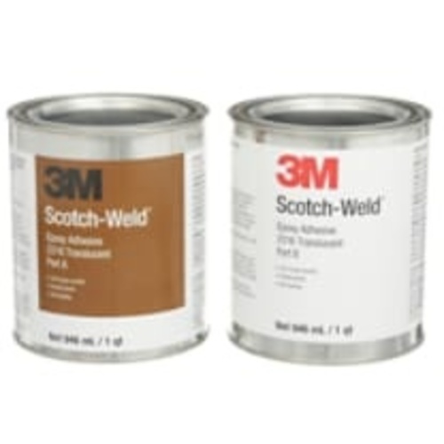 3M Scotch-Weld Epoxy Adhesive 2216 Translucent Part B/A 1 Quart Kit