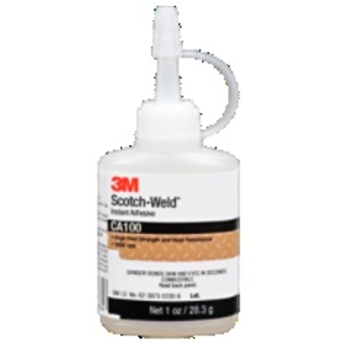 3M Scotch-Weld Instant Adhesive CA100 Clear 1 fl oz Bottle