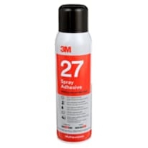 3M Multi-Purpose Spray Adhesive 27 Clear 16 fl oz Can (Net Wt 13.05oz) NOT FOR SALE IN CA AND OTHER STATES