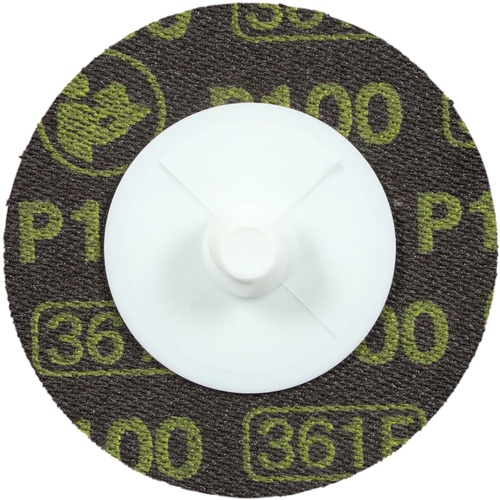 ‎3M™ Roloc™ Disc 361F, P100 YF-weight, TR, 1-1/2 in, Die R150S, 50 per
inner, 500 per case