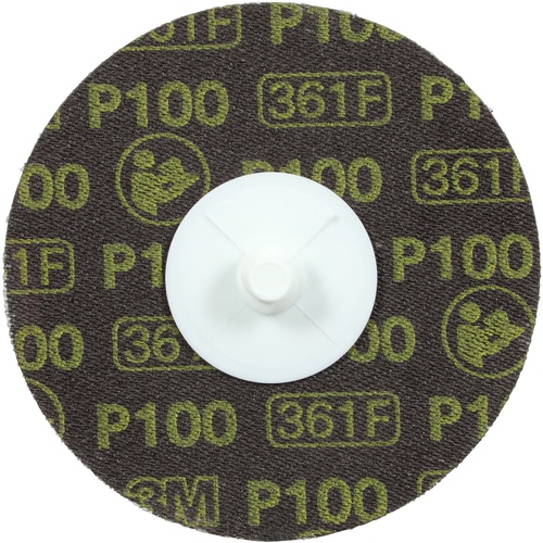 3M™ Roloc™ Disc 361F, P100 YF-weight, TR, 3 in, Die R300V, 50 per inner,
200 per case