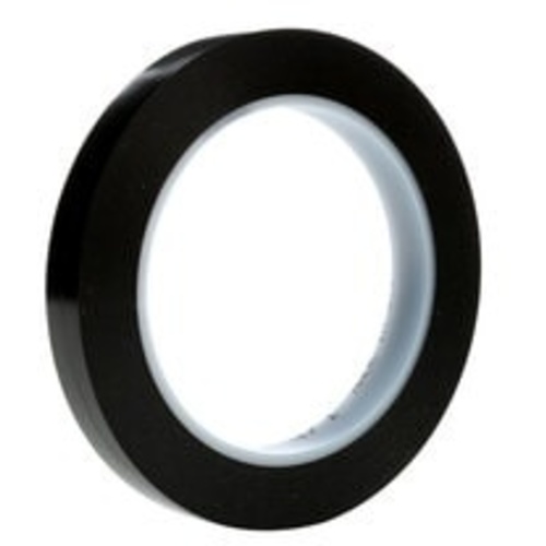 3M Vinyl Tape 471 Black 1/2″ × 36 yd 5.2 mil