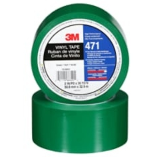 3M Vinyl Tape 471 Green 3″ × 36 yd 5.2 mil