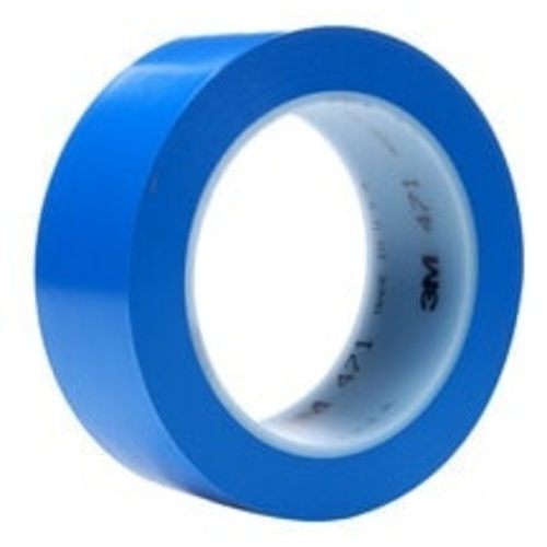 3M Vinyl Tape 471 Blue 1 1/2″ × 36 yd 5.2 mil